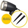 MeLiTec 2er Set LED Gartenstrahler GL11-1 Edelstahl anthrazit Bild 5