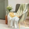 Biederlack Wohndecke ORION Maze BL 150x200 cm grün Decke Kuscheldecke Sofadecke Couchdecke Plate Bild 4
