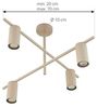 Lindby Deckenleuchten Marilou, Metall, Creme IP20, 1 x 10 W LED Bild 5