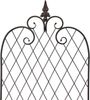 Rankgitter "Raute" aus Metall in Antik Optik, 115 cm hoch, Rankhilfe, Rankgerüst, Gartenstecker, Dekostecker Bild 2