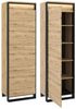 Kleiderschrank Quant Stauraumschrank 60cm eiche artisan schwarz MDF grifflos Bild 3