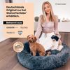 Wahre Tierliebe 'Fluffy Plus' Tierbett, Polyesterwolle, Braun, XS, Ø60,0 cm Bild 5