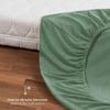 Blumtal® Frottee Spannbettlaken - Kuschelig weiches Bettlaken 100x200 cm, Oeko-Tex 100 Zertifiziert, bis 22cm Matratzenhöhe, Summer Green - grün Bild 5