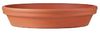 Untersetzer Ton 10 cm transparent glasiert Bild 1