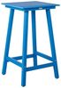 Beliani 'Adirondack' Bistro Set, Kunststoff/Edelstahl, Blau, 59 x 59 x 103 cm Bild 4