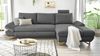 Ecksofa Skalm in grau mit Bettfunktion 284 cm Bild 2
