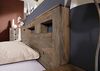 Bett Sheesham 200x200x90 grau geölt NATURE GREY #204 Bild 5