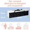 Looping - Faltbarer Laufstall 90x90 cm Black Emotion | mit Erhöhung und verstellbar auf 2 Ebenen, inklusive Transporttasche | für Babys & Kinder bis 15 kg Bild 4