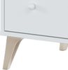 Habitdesign 007804A - Kommode mit 4 Schubladen, Sinfonier, Sweet, Artik White Farbe, Maße: 77,5 cm (Länge) x 40 cm (Tiefe) x 95 cm (Höhe) Bild 5
