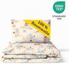 Träumschön Kinderbettwäsche Premium Set aus Baumwolle 100x135 cm - 40x60 cm, Baumwolle, 2 teilig, mit Reißverschluss, luftig und leicht Bild 3