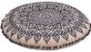 Marrakesch Orient & Mediterran Interior Pouf Arabisches Bodenkissen Aziza 55cm, Sitzkissen, Sitzpouf, Handarbeit Bild 4