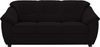 Cavadore 3-Sitzer Savana / 3er Ledersofa mit Federkern im klassischen Design / 198 x 90 x 90 / Echtleder Schwarz Bild 4
