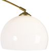 Qazqa Bogenlampe Arc-basic, ohne Leuchtmittel, Warmweiß, QAZQA Bogen­lampe, e27, Messing, Stahl, Modern Bild 4
