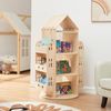 Drehbares Kinderregal Sanköre 122x64x43 cm Kiefernholz Natur [en. casa] Bild 3