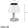 MARELIDA LED Außen-Tischleuchte LED Solar Tischleuchte H: 28cm 3 Helligkeitsstufen für Terrasse Balkon, LED Classic, warmweiß (2100K bis 3000K) Bild 5