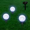 vidaXL Solarkugel 3 LED Gartenleuchten mit Erdspießen & Solarmodul 40870 Bild 2
