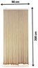Kobolo Türvorhang Seilvorhang LIGHT BROWN 54 Stränge 90x200 cm, Ösen (1 St), transparent Bild 5