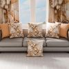 PETTI Artigiani Italiani - Paar Kissenbezüge 35x35 cm aus Mikrofaser, Dekokissen für Schlafzimmer, Sofa, Wohnzimmer, Set mit 2 Kissenbezügen, Blumenmuster 06 13, 100% Made in Italy Bild 3