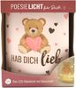 Deko Lampe Leuchte Batterie Poesielicht für Dich la vida Geschenk Teddy 6293891 Bild 2