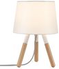 Paulmann No. 79646 Tischleuchte Neordic Berit Weiß, Holz E27 Bild 5