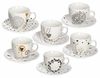 Tognana IR685375563 Tasse mit Untertassenn, Porzellan, 6 Stück Bild 1