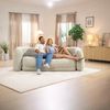 INTEX Gebogener Sessel INTEX Grau 229 x 109 x 81 cm PVC und Viskose 42035640 Bild 5