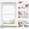 Verdunklungsrollo Thermorollo, 30 x 100 cm, weiß [Stoffbreite 26,6 cm], jalousiescout, verdunkelnd, ohne Bohren, freihängend, Klemmfix, Thermo-Rollo Vollverdunkelnd Thermo-Beschichtung, energiesparend Bild 2