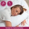 livessa Seitenschläferkissen mit bezug 40x145 cm - Schwangersschaftskissen - Schlafkissen, Kissen mit Bezug, Seitenschläferkissen : 100% Mikrofaser, Kissenbezug: 100% Baumwolle, Stillkissen mit Kissenbezug Bild 5