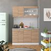 Küchenschrank für Dachschrägen R-Line Sonoma 80 cm mit 2 Türen Vicco Bild 2