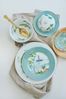PiP Studio Brotteller Jolie Flowers Blue Teller (Petit Four) 12 cm, Petit Four Jolie Flowers Blue 12cm Bild 2