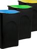 Stefanplast® Mülleimer Klappdeckel Schwarz - Blau 50 L Bild 5