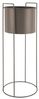 Present Time Blumentopf-Set Essence Round Iron Dark Grey (3-teilig) PT3698DG Bild 3