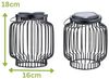 Marrakesch Orient & Mediterran Interior LED Solarleuchte 2er Set Skandinavische Solarlaterne Laterne Lampe Garten Deko Modern Bild 3