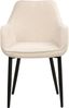 Esszimmerstuhl 2er Set ALDEN Bouclé Hellbeige Bild 5