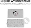 Hauck Sitzkissen Holzhochstühle Highchair Pad Deluxe,Kompatibel Alpha+,Beta+Bauähnlichen Modellen,Maschinenwaschbar,Einfache Befestigung Klettverschlüssen,Mickey Mouse Grey,66778,Mickey Mouse Grau Bild 2