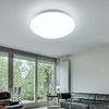 LED Deckenleuchte, Metall Kunststoff, weiß, D 26 cm Bild 5