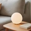 Lindby Tischleuchte Marike, Glas Weiß IP20, 1 x 15 W LED Bild 2
