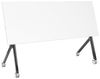 Zusammenklappbarer Schreibtisch mit Rädern Weiß BENDI Bild 5
