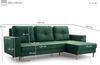 MOEBLO Ecksofa CARL, Ottomane Links als auch rechts montierbar Couch für Wohnzimmer, Schlafsofa Sofagarnitur Sofa Eckcouch L-Form Wohnlandschaft, mit Bettkasten und Schlaffunktion Bild 2