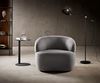 Loungesessel Nova 88x88 cm Mikrofaser Grau Bild 5