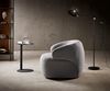 Loungesessel Nova 88x88 cm Mikrofaser Grau Bild 3