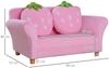 HOMCOM Sofa Kinder Erdbeersofa Bild 3