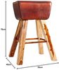 riess-ambiente Barhocker TURNBOCK 75cm coffee / natur, mit Massivholzbeinen Bild 3