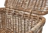 Kobolo Truhe Rattantruhe Kiste aus Rattan in kubu grey - groß (1 Stück, 1 St, mit Aufbewahrungsfach), Trucke mit Deckel Bild 5