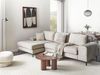 Ecksofa 4-Sitzer KIRUNA Samtstoff Hellbeige rechtsseitig Bild 2