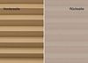 ondeco Plissee Thermo ohne Bohren mit Klemmträger,Sonnenschutz für Fenster innen, lichtschutz und Blickdicht, Faltrollo Sichtschutz für Tür, Jalousie Rollo leicht verdunkelnd - Cappuccino - 65x130 cm Bild 2