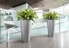 LECHUZA RONDO Premium 40 silber metallic 15748 Bild 5