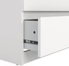 Dmora - Kommode Giselle, Wohnzimmerbuffet, Wohnzimmer-Sideboard, Moderne Küchen-Speisekammer, 154x50 h70 cm, Weiß Bild 4