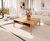 Couchtisch Simcha 90x90 cm Akazie Natur 1 Fach Bild 2