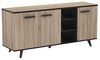 Sideboard >Waco< in Sonoma-Eiche aus Kunststoff - 160.7x73.3x43.9cm (BxHxT) Bild 2